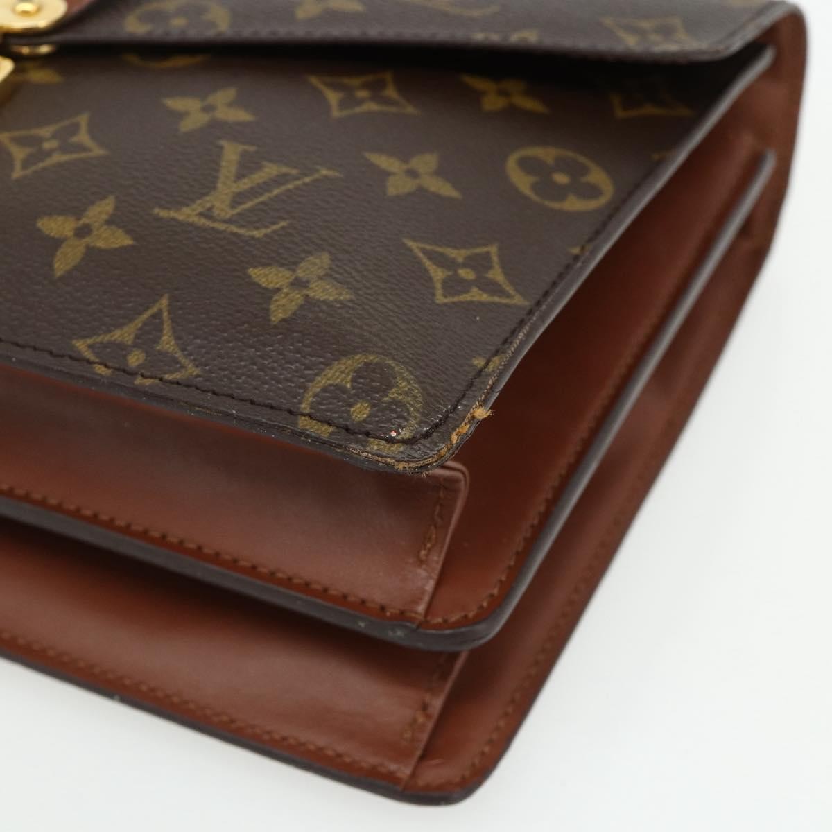 Louis Vuitton LOUIS VUITTON Monogram Concorde Hand Bag M51190 LV Authentic YKZ1542
