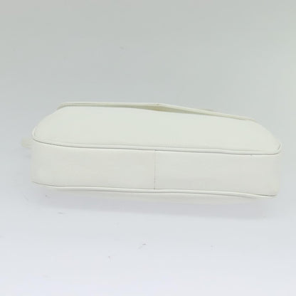 Givenchy GIVENCHY Shoulder Bag Leather White Gold Authentic MY255