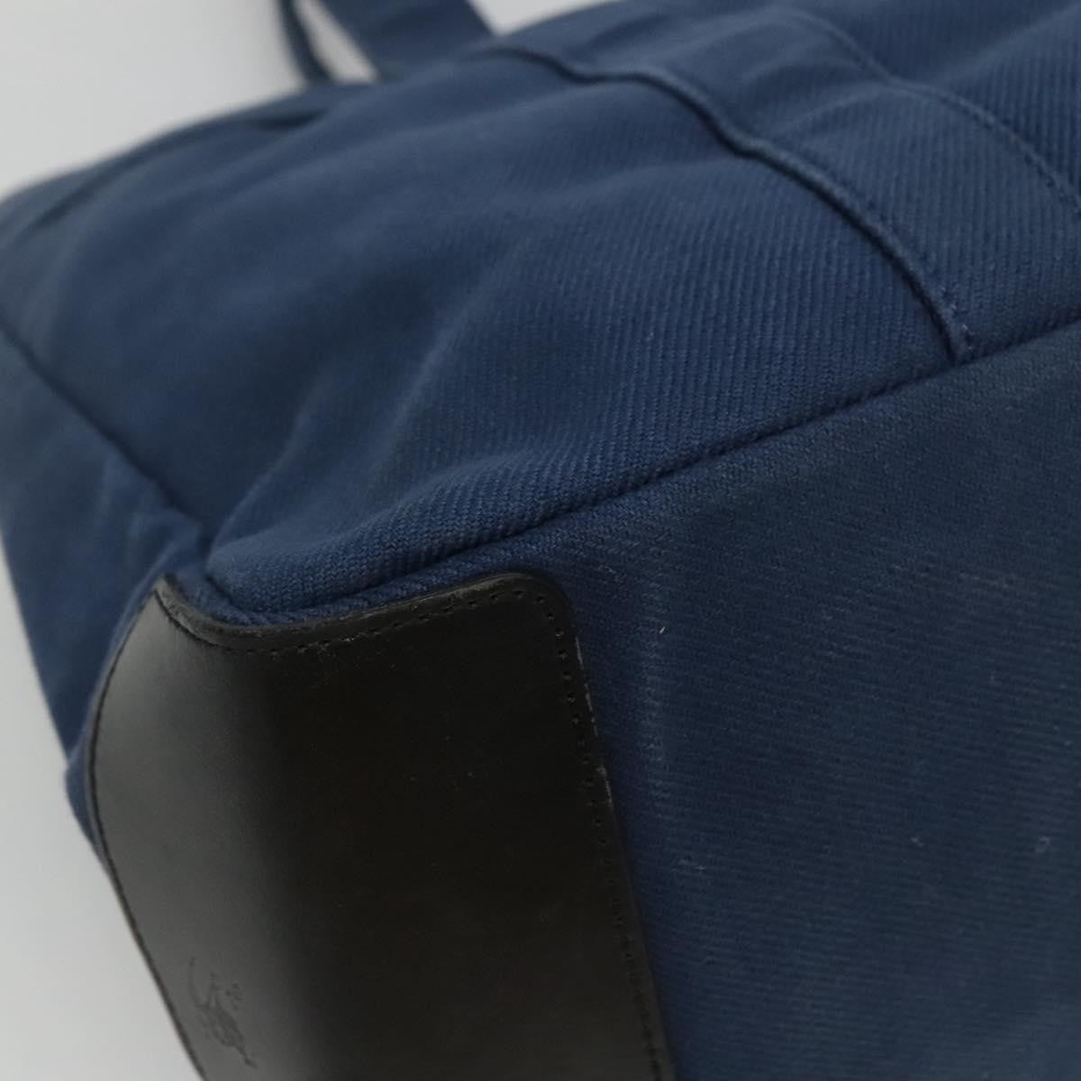 Burberry BURBERRY Blue Label Tote Bag Canvas Blue Authentic ti2869