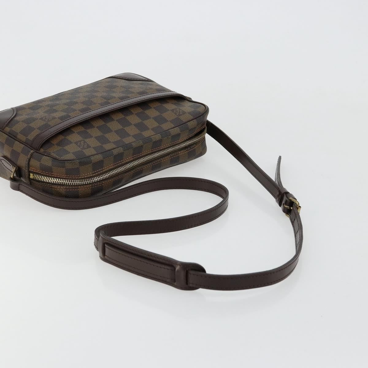 Louis Vuitton LOUIS VUITTON Damier Ebene Trocadero 27 Shoulder Bag SPO N48085 LV Authentic 180428
