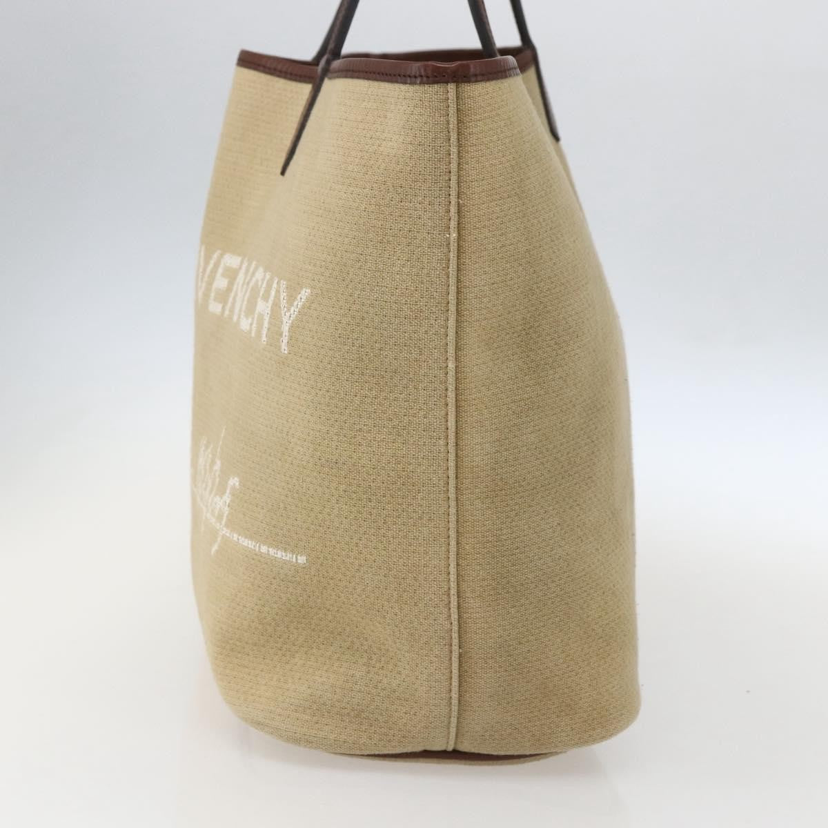 Givenchy GIVENCHY Tote Bag Canvas Beige Authentic ka1015