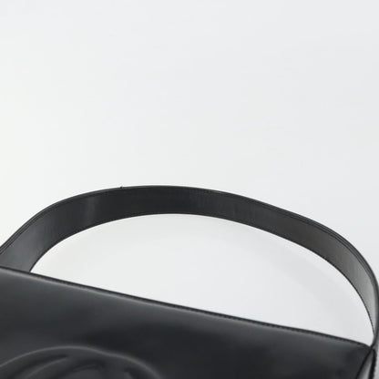 Gucci GUCCI Soho Shoulder Bag Patent leather Black Silver Authentic 179948