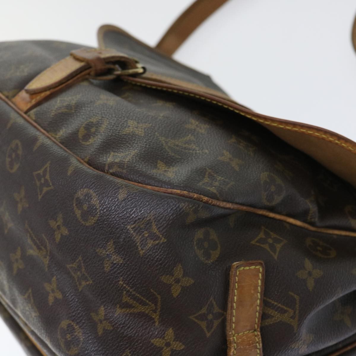 Louis Vuitton LOUIS VUITTON Monogram Saumur 35 Shoulder Bag M42254 LV Authentic th3916