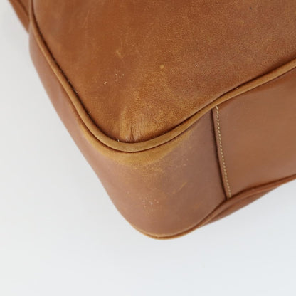 Gucci GUCCI Bamboo Hand Bag Leather 2way Brown Gold 001 1577 2615 Authentic 166632