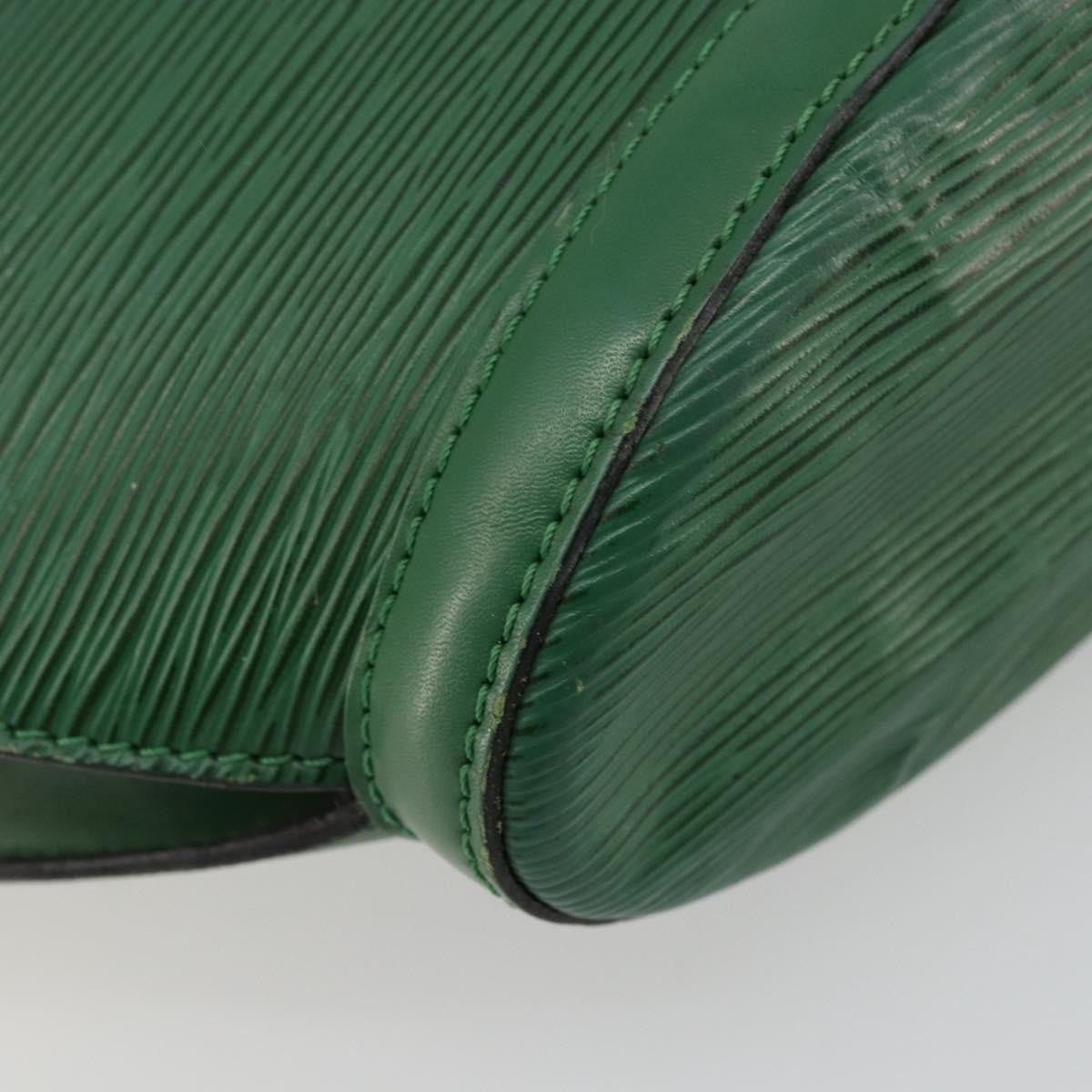 Louis Vuitton LOUIS VUITTON Epi Saint Jacques Hand Bag Green M52274 LV Authentic 168866