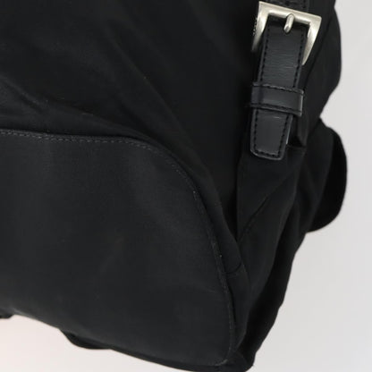 Prada PRADA Backpack Nylon Black Silver Authentic ka1167 Bag