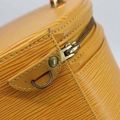 Louis Vuitton LOUIS VUITTON Epi Cannes Hand Bag Yellow M48039 LV Authentic BA10743