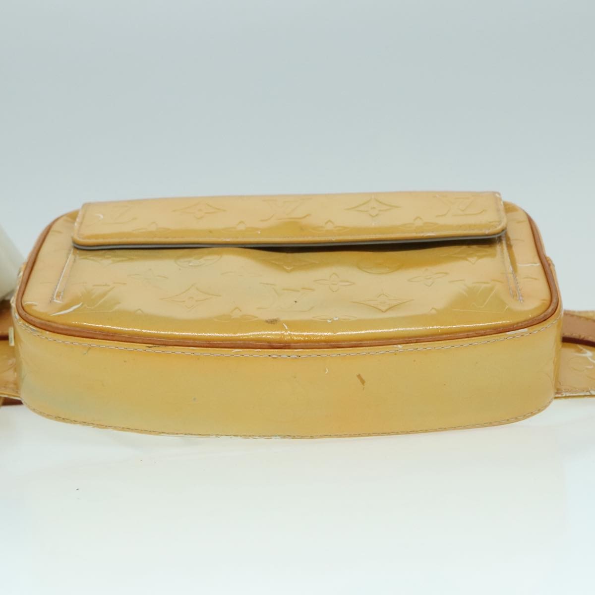 Louis Vuitton LOUIS VUITTON Monogram Vernis Fulton Waist bag Gris M91041 LV Authentic 93161