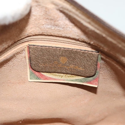 Gucci GUCCI GG Supreme Web Sherry Line Bag PVC Beige Gold 89 02 032 Authentic 128996