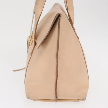 Salvatore Ferragamo Salvatore Ferragamo Gancini Shoulder Bag Leather Pink Gold Authentic 171552