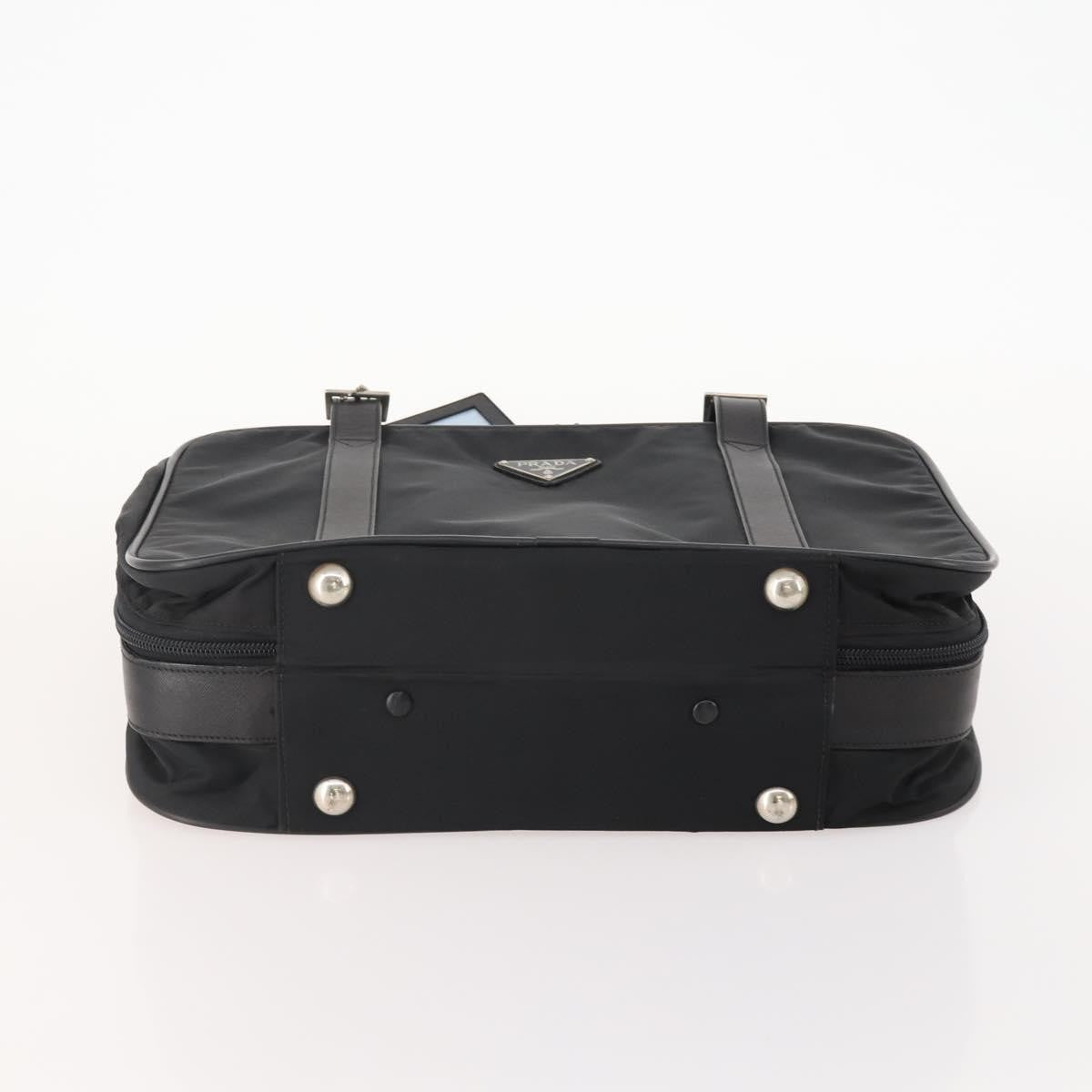 Prada PRADA Trunk Nylon 2 Set Black Authentic 174973 Bag