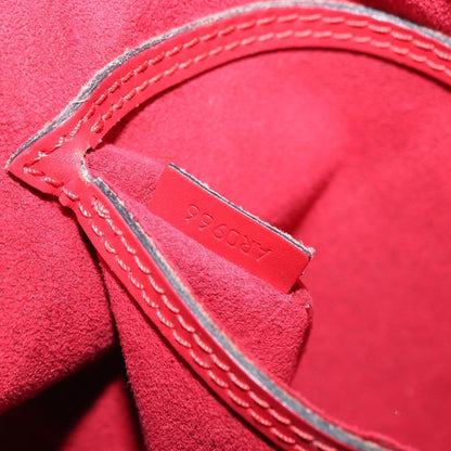 Louis Vuitton LOUIS VUITTON Epi Alma Hand Bag Castilian Red M52147 LV Authentic 158108