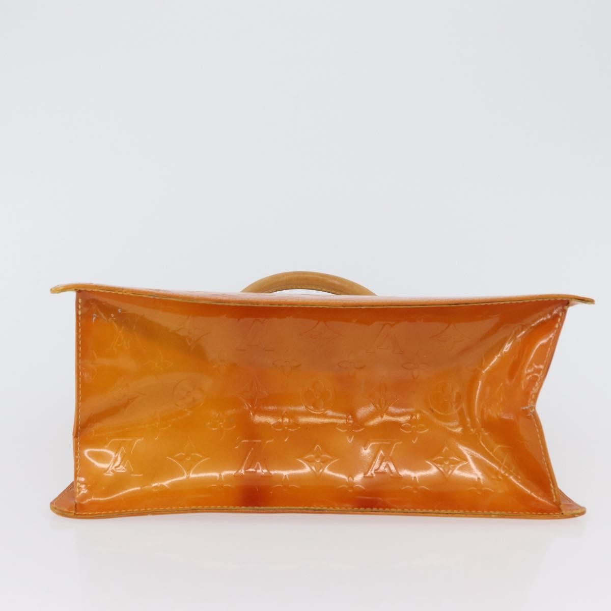 Louis Vuitton LOUIS VUITTON Monogram Vernis Forsyth Hand Bag Jaune M91112 LV Authentic mr2024