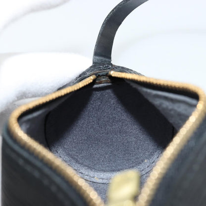 Louis Vuitton LOUIS VUITTON Epi Soufflot Pouch Black LV Authentic BA12311 Bag