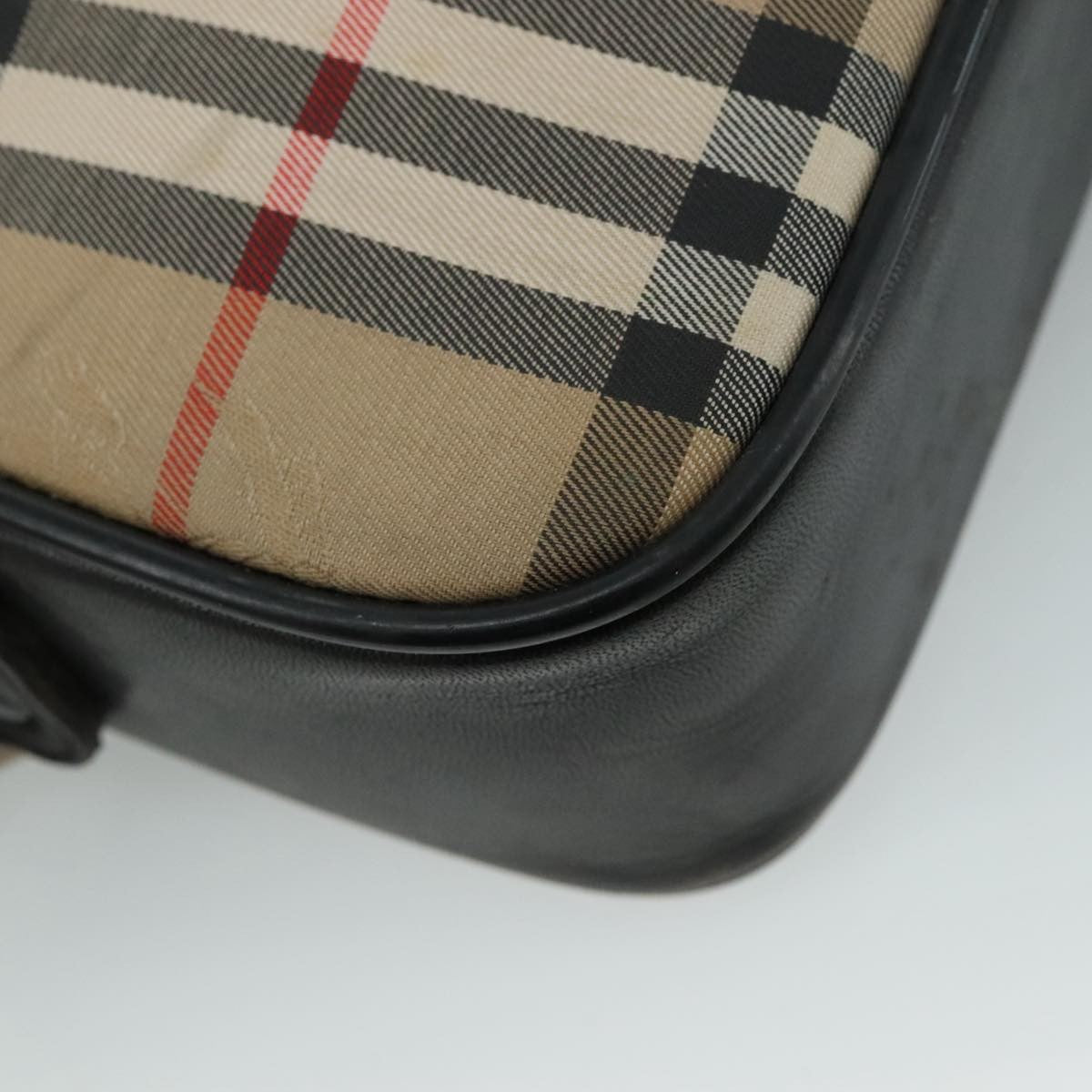 Burberrys Burberrys Nova Check Shoulder Bag Canvas Beige Authentic th5571