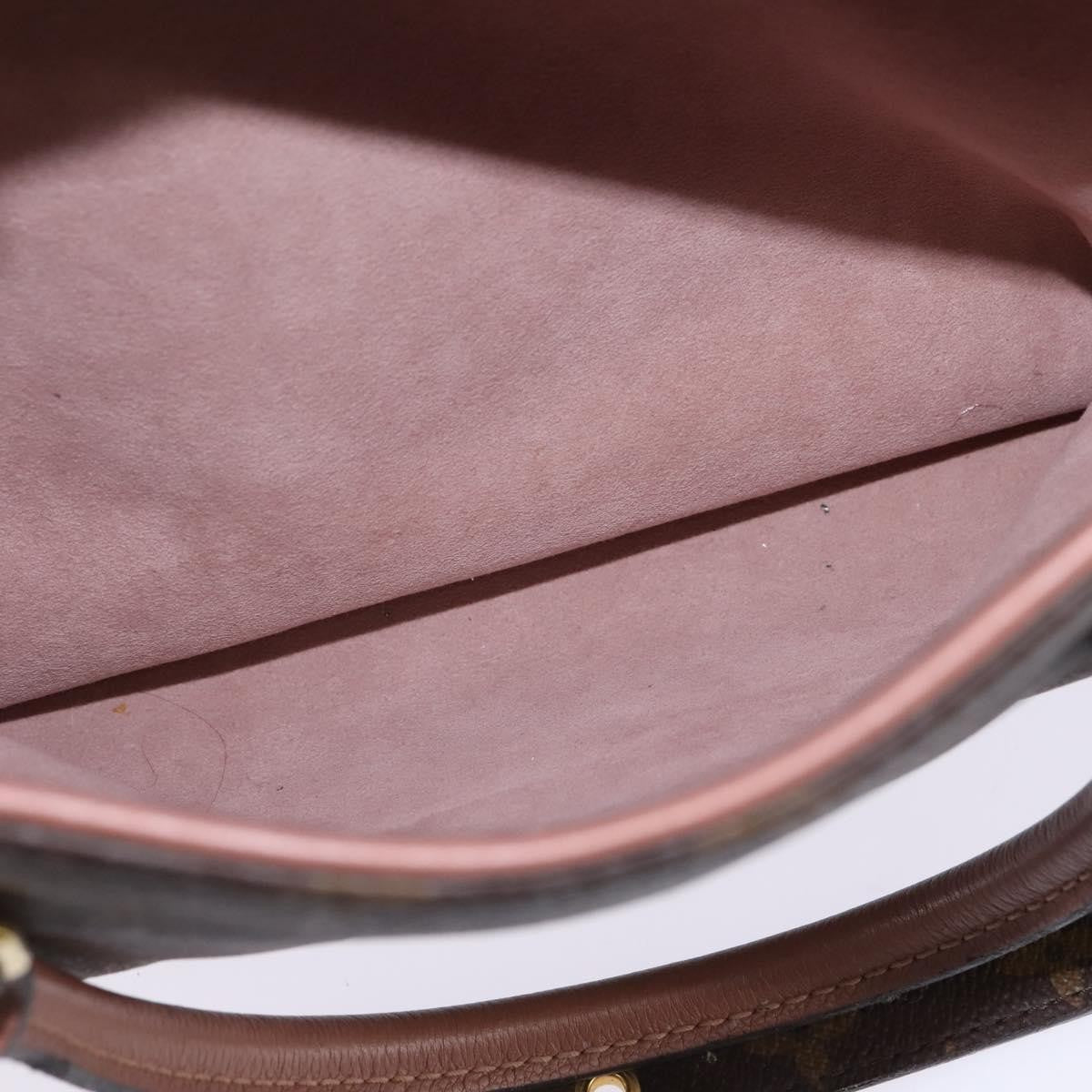 Louis Vuitton LOUIS VUITTON Monogram Pallas MM Hand Bag 2way Bois De Rose M41598 Authentic 145373