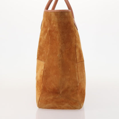 Gucci GUCCI Tote Bag Suede Brown Gold 002 58 0233 Authentic YKZ146