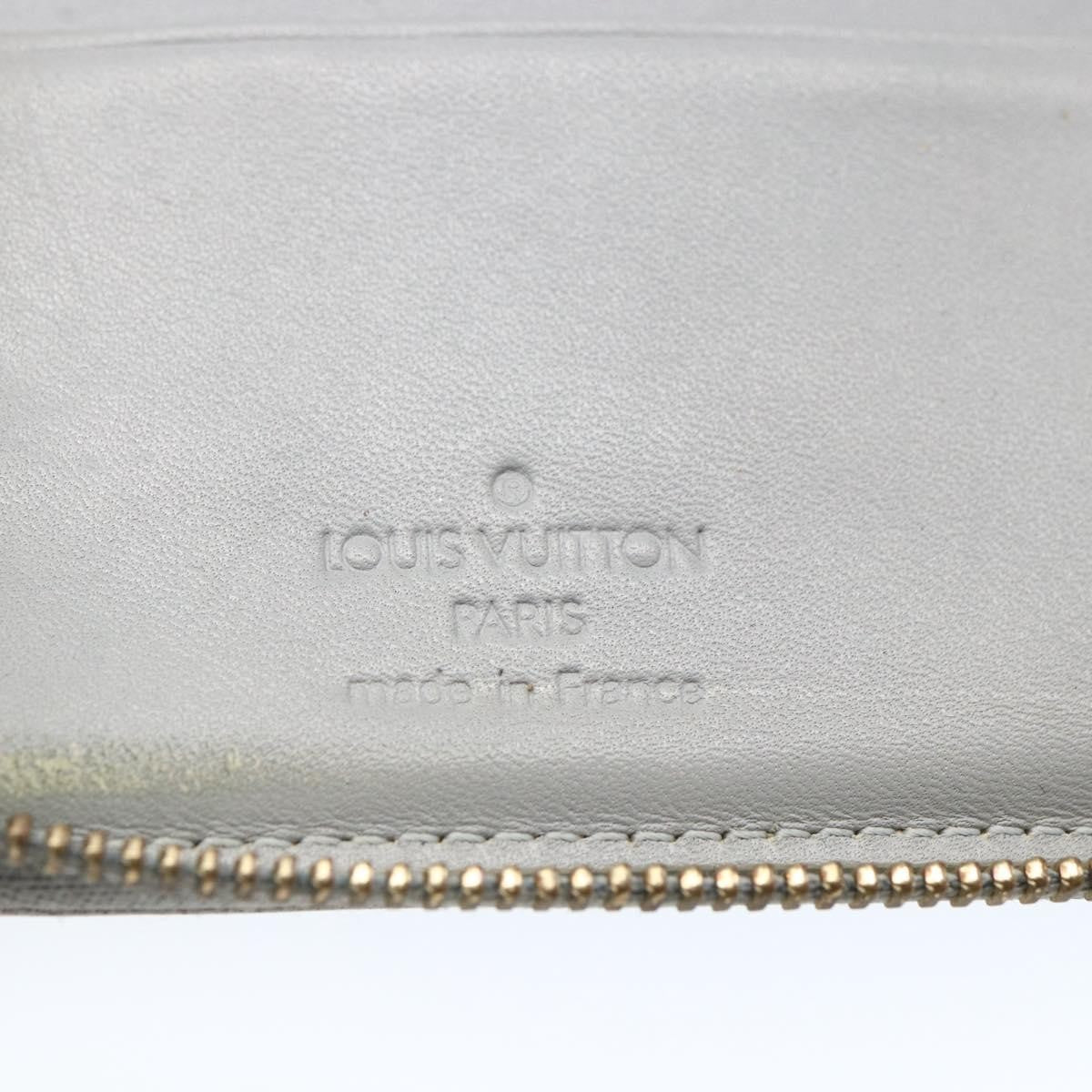 Louis Vuitton LOUIS VUITTON Monogram Vernis Eldridge Long Wallet Gris M91158 LV Authentic 168202 Bag