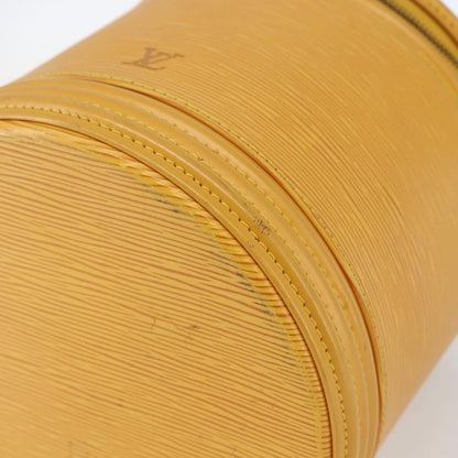 Louis Vuitton LOUIS VUITTON Epi Cannes Hand Bag Yellow M48039 LV Authentic BA10743