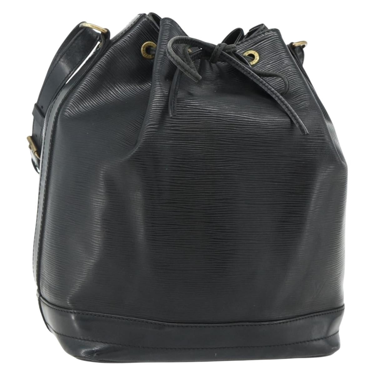 Louis Vuitton LOUIS VUITTON Epi Noe Shoulder Bag Black M44002 LV Authentic ka4110