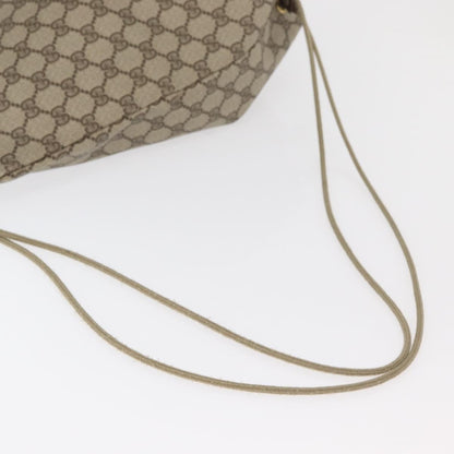 Gucci GUCCI GG Supreme purse Shoulder Bag PVC Beige Gold 97 19 302 Authentic 177502