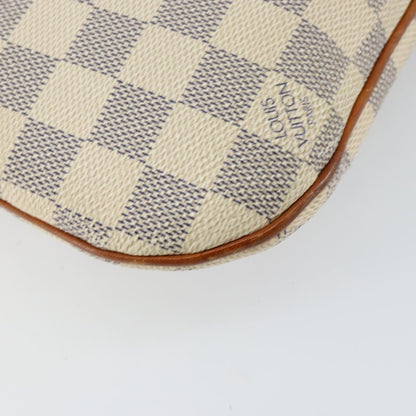 Louis Vuitton LOUIS VUITTON Damier Azur Pochette Bosphore Shoulder Bag N51112 LV Authentic BA7009
