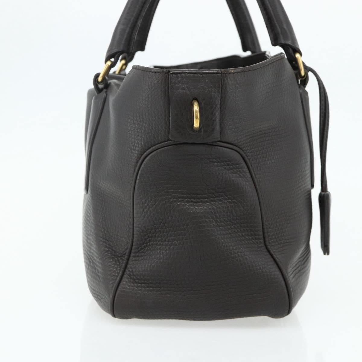 Celine CELINE New Boogie Bag Hand Bag Leather Brown Gold Authentic 179282A