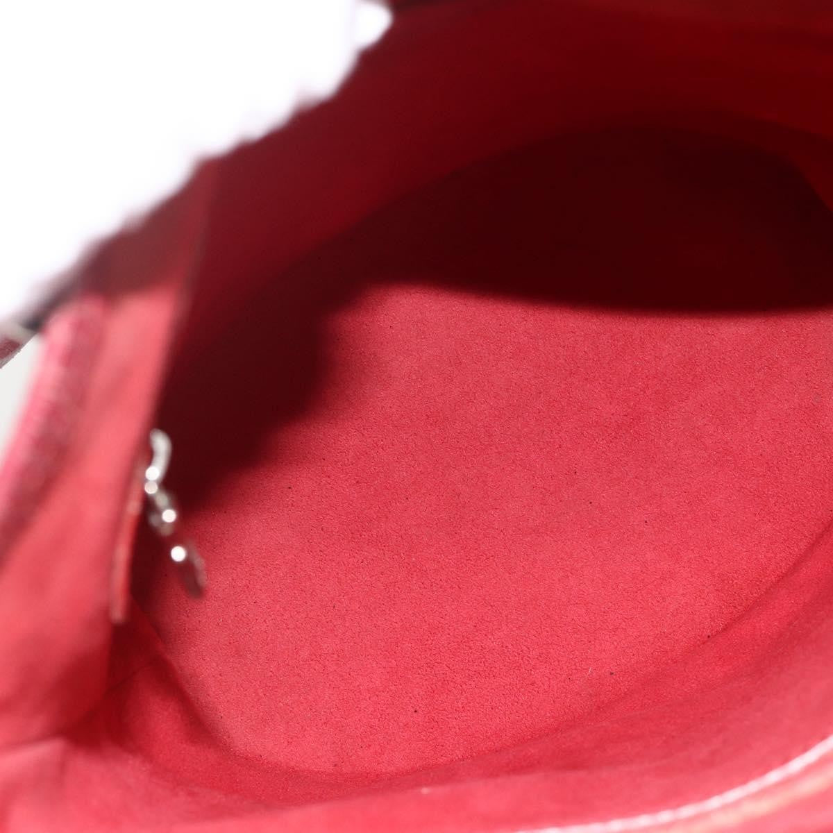 Louis Vuitton LOUIS VUITTON Epi Bucket PM Shoulder Bag Red M5899E LV Authentic bs34346