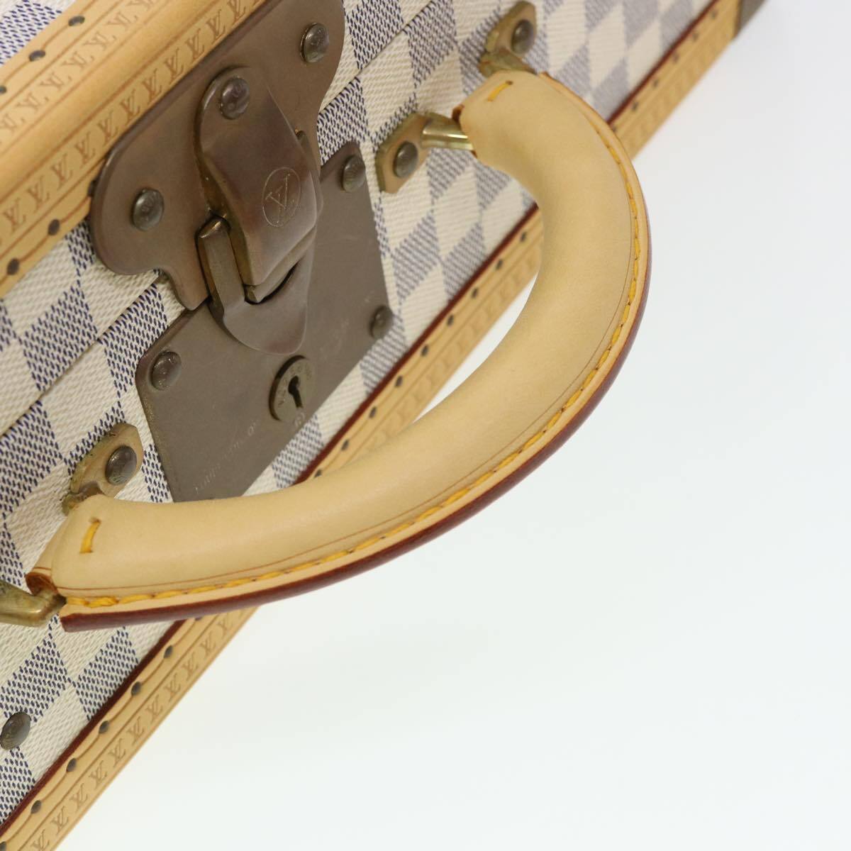 Louis Vuitton LOUIS VUITTON Damier Azur Cotteville 45 Trunk SPO LV Authentic 38808SM Bag