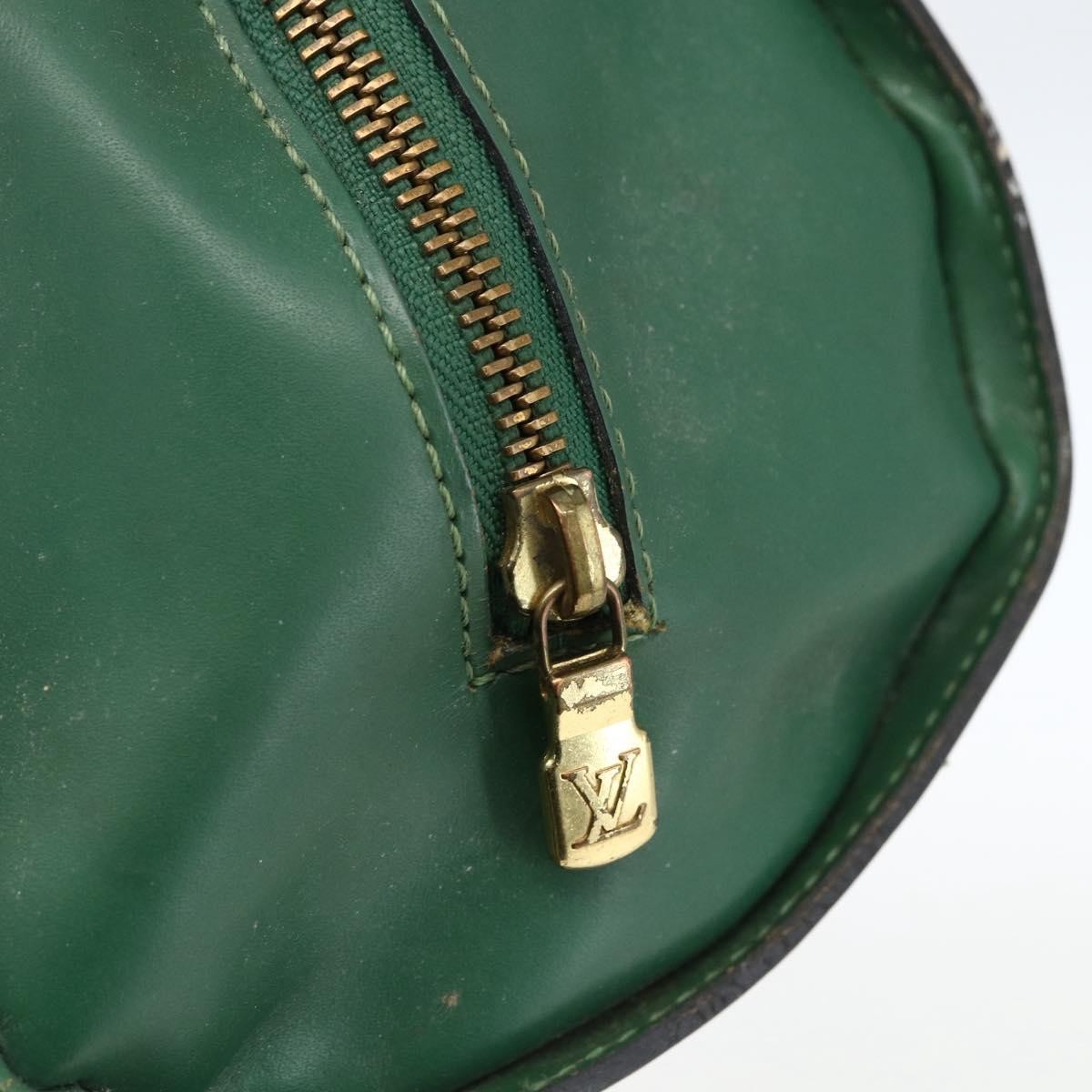 Louis Vuitton LOUIS VUITTON Epi Soufflot Hand Bag Green M52224 LV Authentic 170774