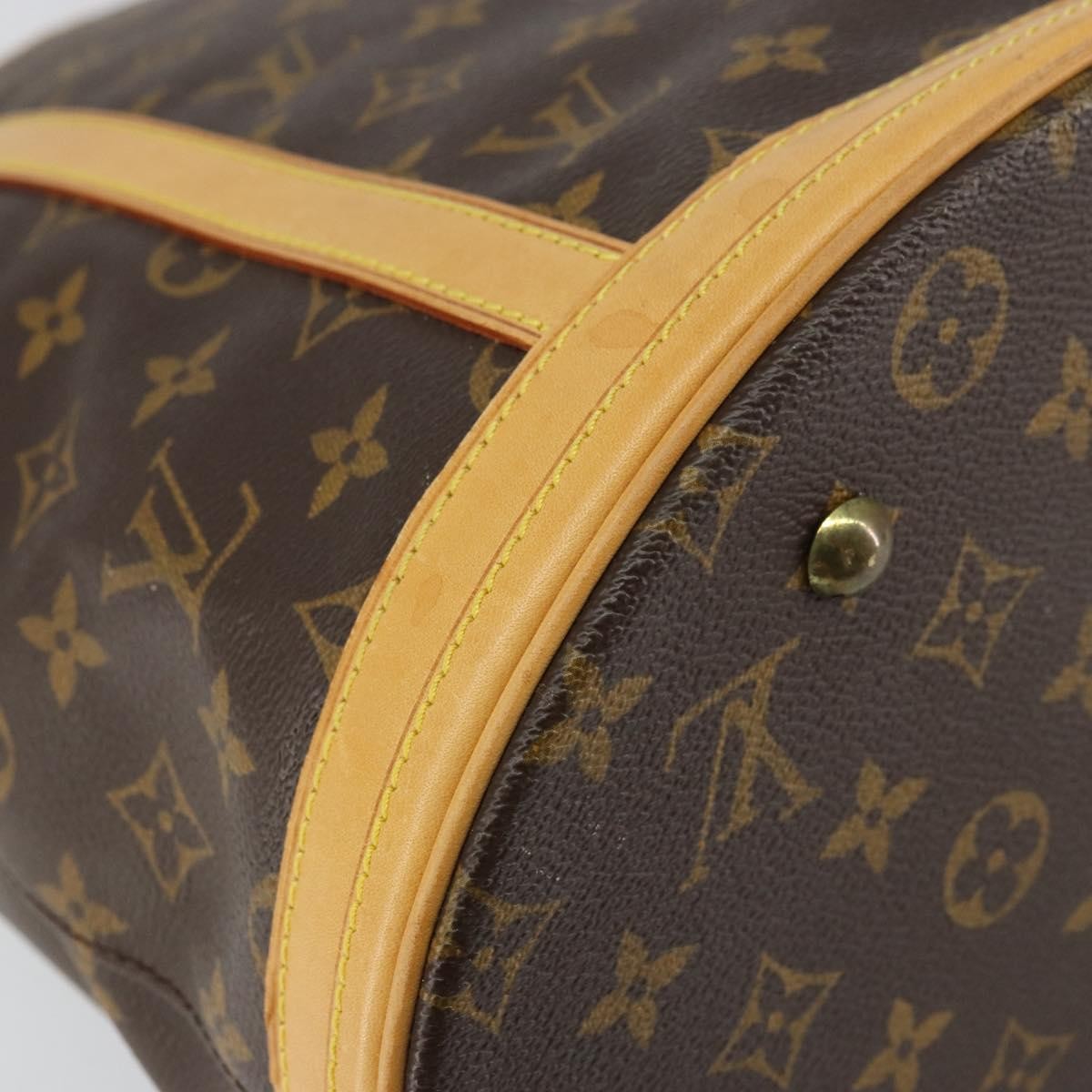 Louis Vuitton LOUIS VUITTON Monogram Bucket GM Shoulder Bag M42236 LV Authentic 156566