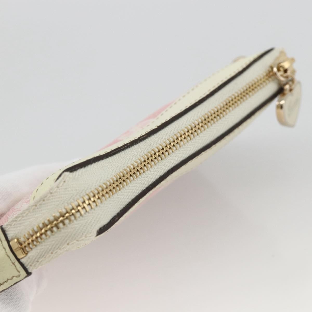 Gucci GUCCI GG Canvas Pouch Pink Gold Authentic BAZ875A Bag