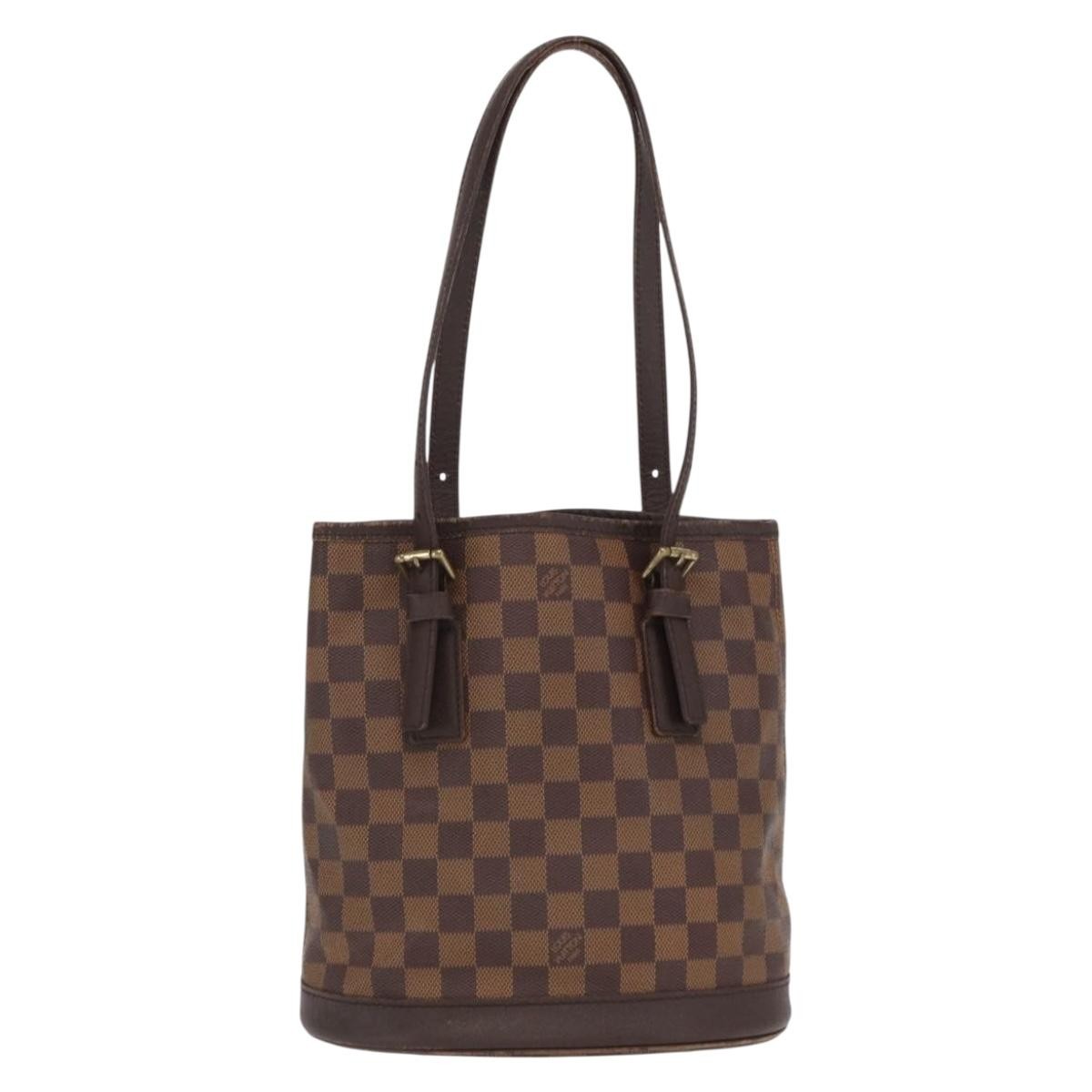 Louis Vuitton LOUIS VUITTON Damier Ebene Marais Shoulder Bag N42240 LV Authentic BA10212