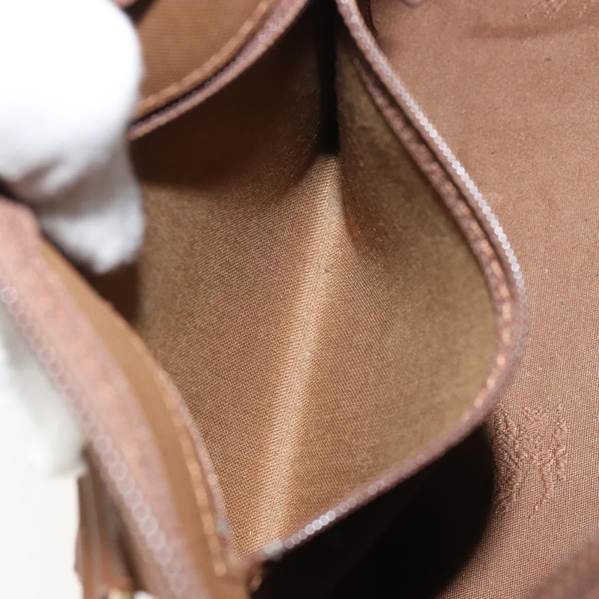 Burberrys Burberrys Nova Check Hand Bag Canvas Leather Beige Gold Authentic mr1638