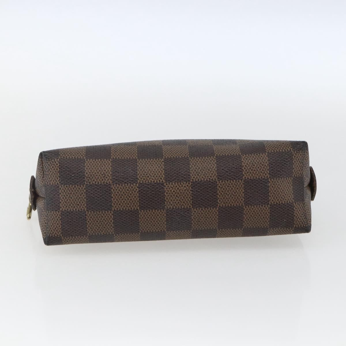 Louis Vuitton LOUIS VUITTON Damier Ebene Pochette Cosmetic PM Pouch N47516 LV Authentic 168508 Bag