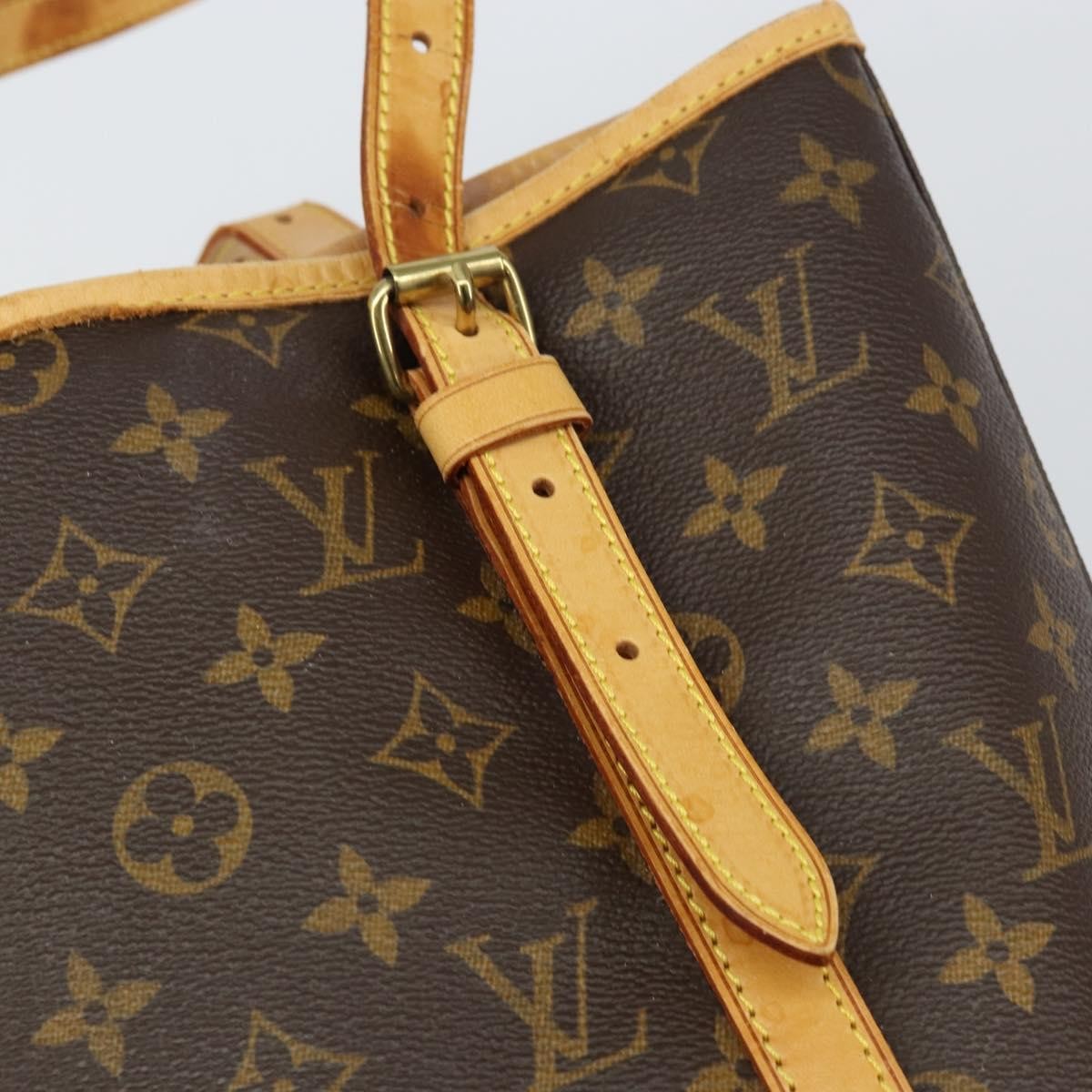 Louis Vuitton LOUIS VUITTON Monogram Bucket GM Shoulder Bag M42236 LV Authentic 156566