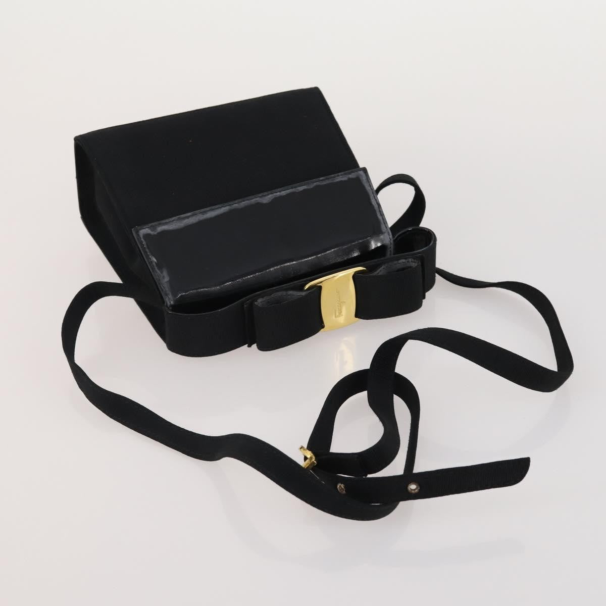 Salvatore Ferragamo Salvatore Ferragamo Hand Bag Patent leather 3 Set White Black Navy Authentic 162600