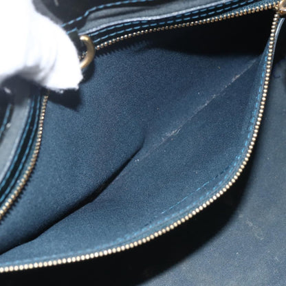 Louis Vuitton LOUIS VUITTON Monogram Vernis Wilshire PM Bag Blue Galatic M93646 LV Authentic 163318