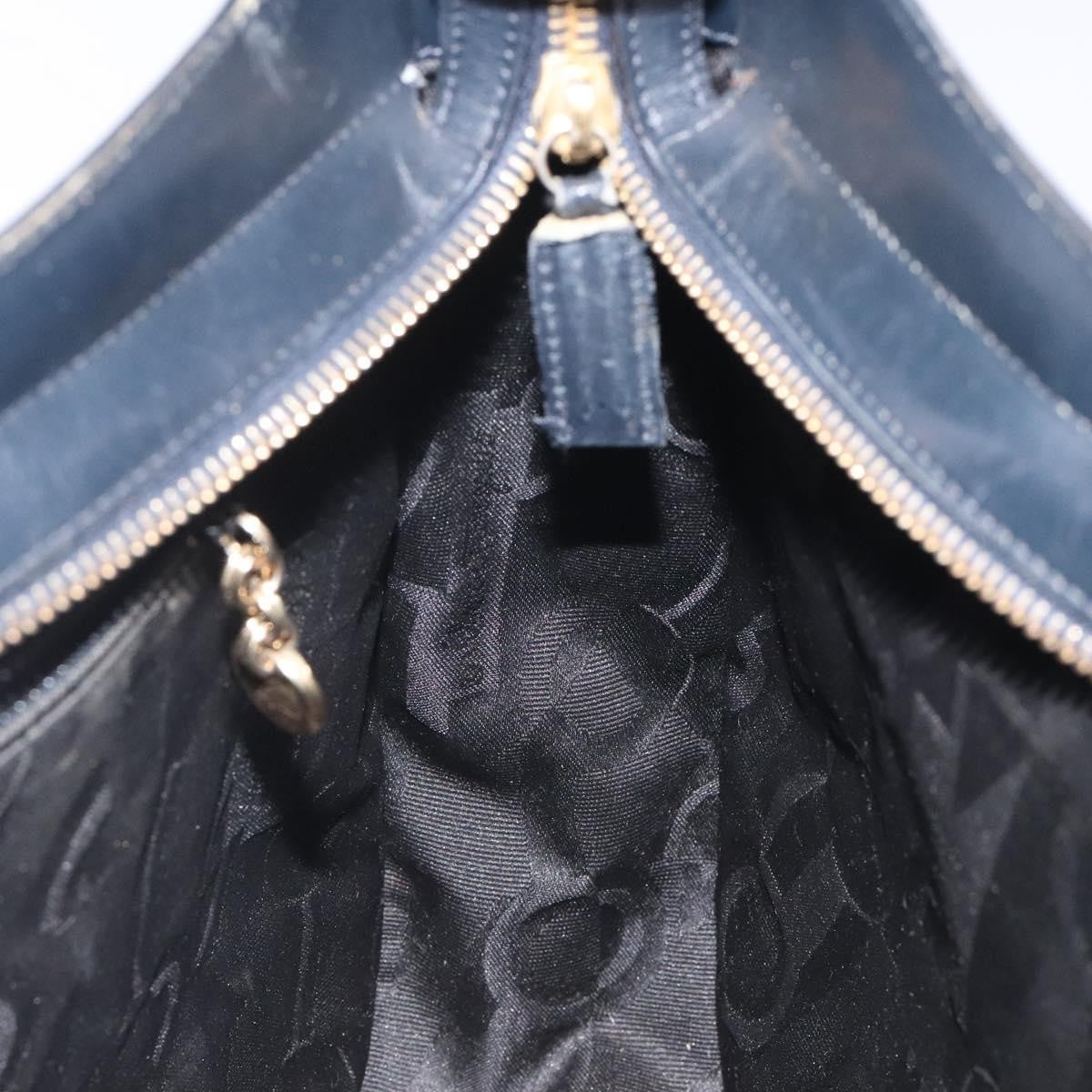 Salvatore Ferragamo Salvatore Ferragamo Shoulder Bag Leather Black Gold Authentic bs25932