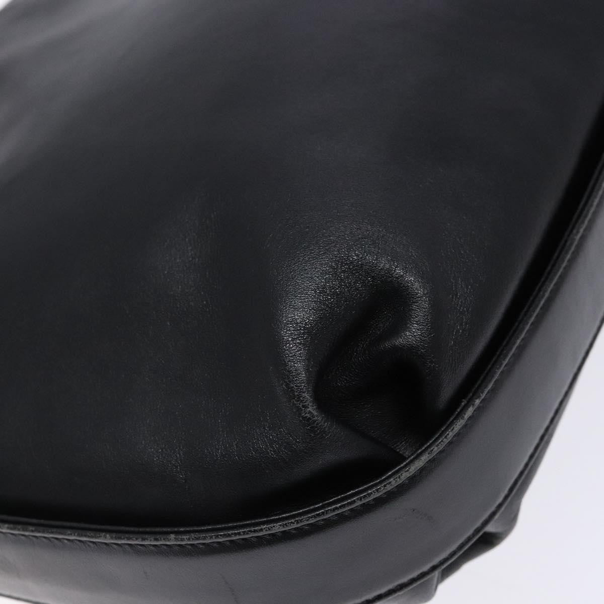 Givenchy GIVENCHY Shoulder Bag Leather Black Gold Authentic bs28533