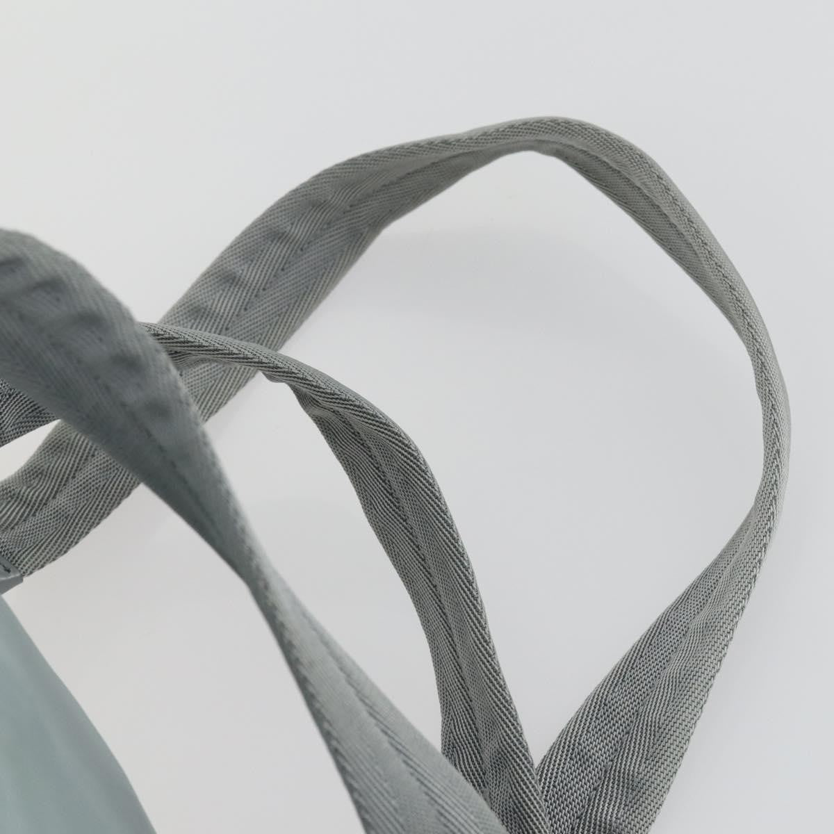 Prada PRADA Backpack Nylon Light Blue Silver Authentic BA9058 Bag