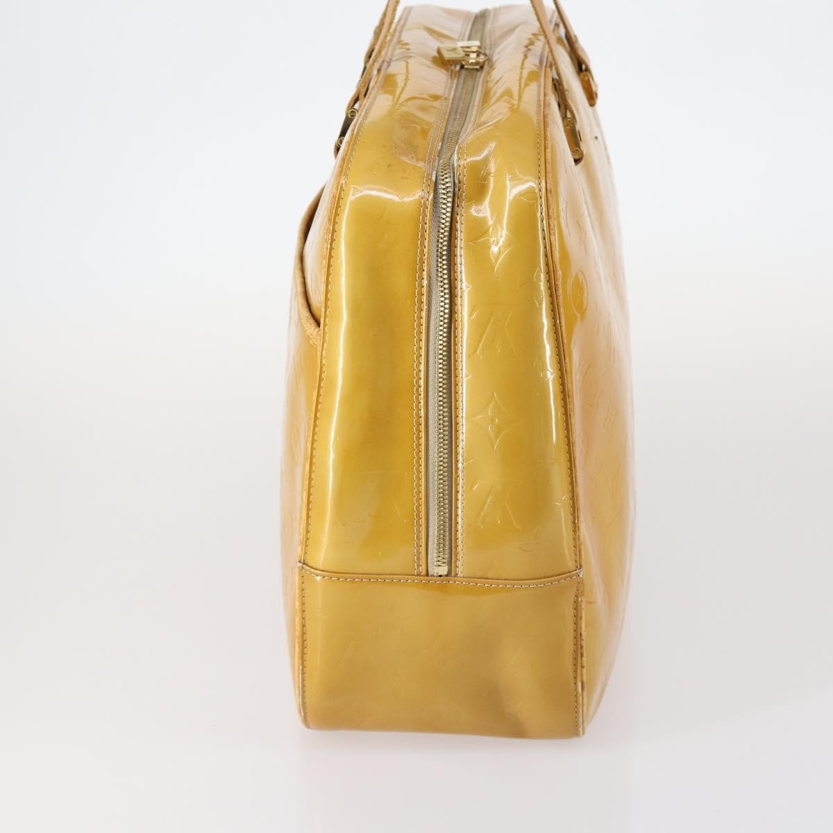 Louis Vuitton LOUIS VUITTON Monogram Vernis Tote Bag 2 Set Beige LV Authentic 144959