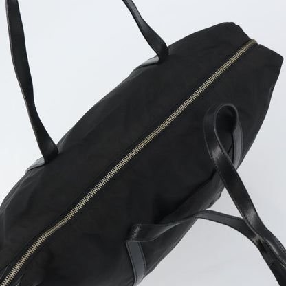 Prada PRADA Tote Bag Nylon Black Silver Authentic 151531