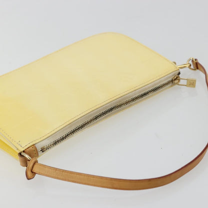 Louis Vuitton LOUIS VUITTON Monogram Vernis Lexington Pouch Beige M91010 LV Authentic mr2421 Bag
