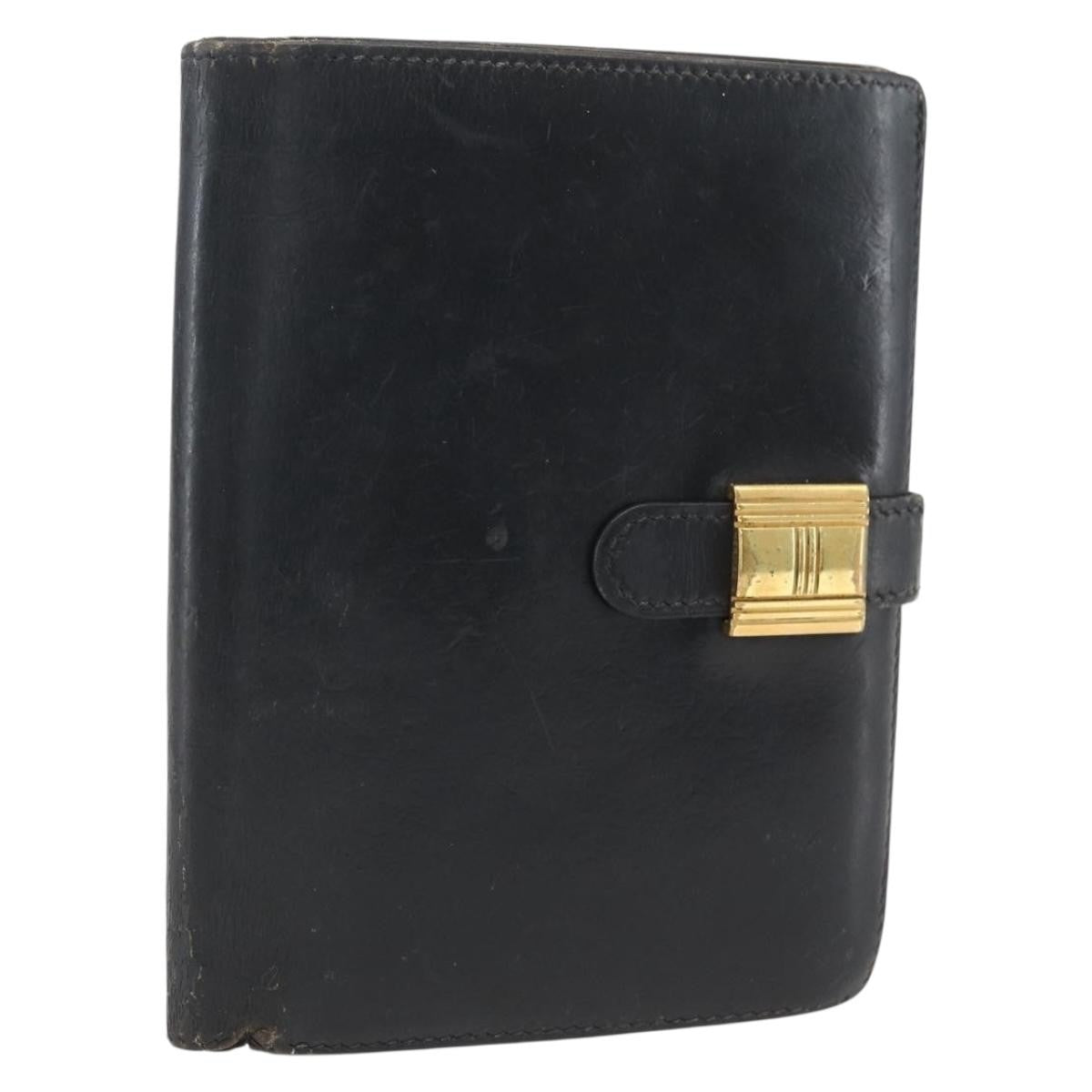 Hermès Hermès HERMES Saumur Diane Wallet Leather Black Authentic bs32957 Bag