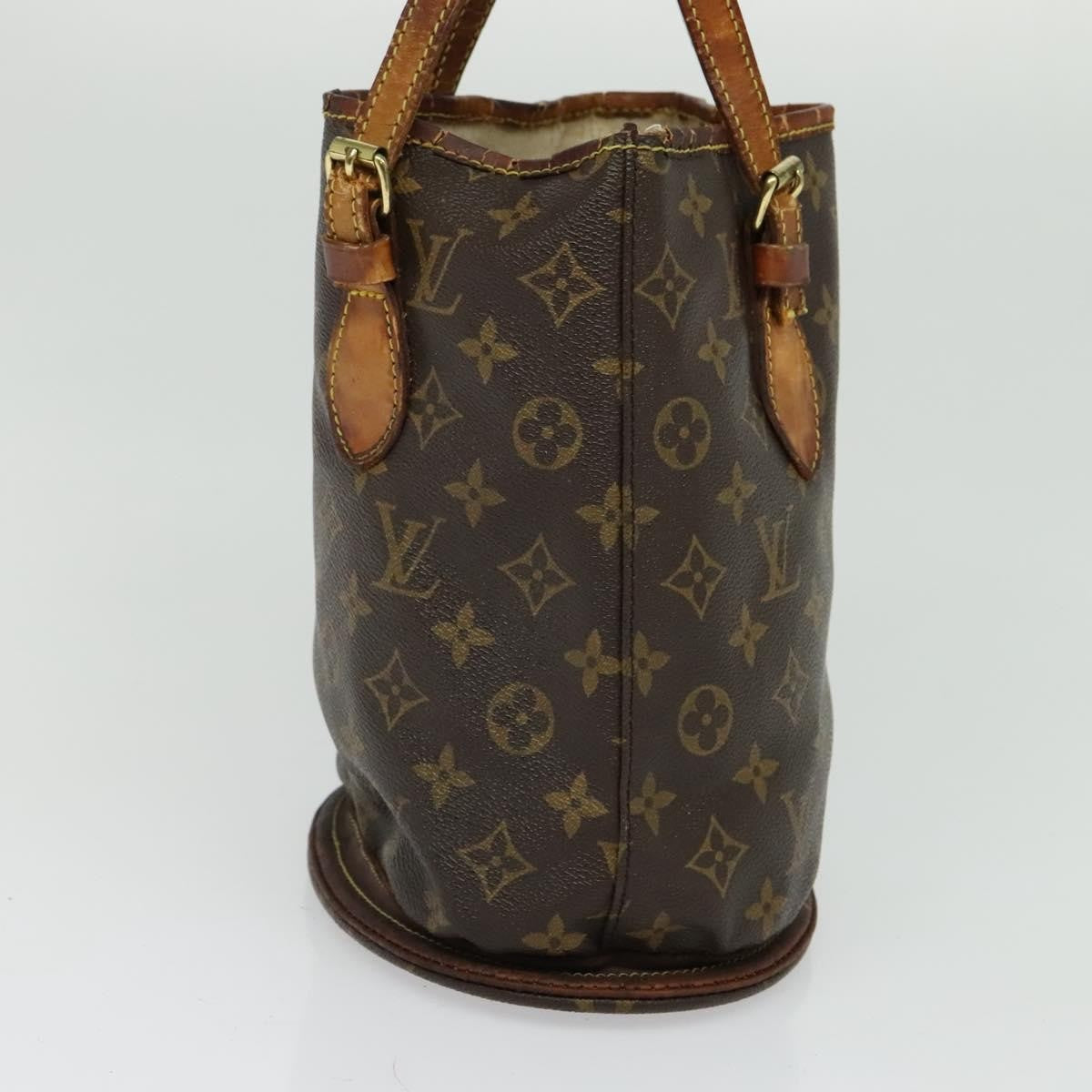 Louis Vuitton LOUIS VUITTON Monogram Bucket PM Shoulder Bag M42238 LV Authentic ar11236