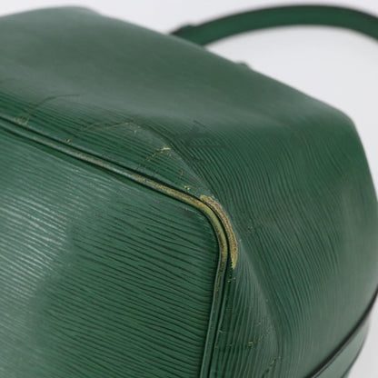Louis Vuitton LOUIS VUITTON Epi Petit Noe Shoulder Bag Green M44104 LV Authentic 144617