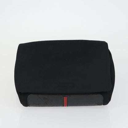 Prada PRADA Shoulder Bag Nylon 3 Set Black Authentic 165126