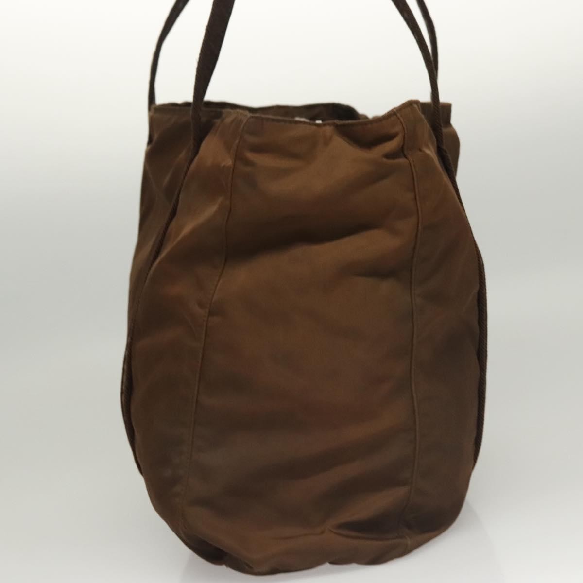 Prada PRADA Tote Bag Nylon Brown Authentic th5852