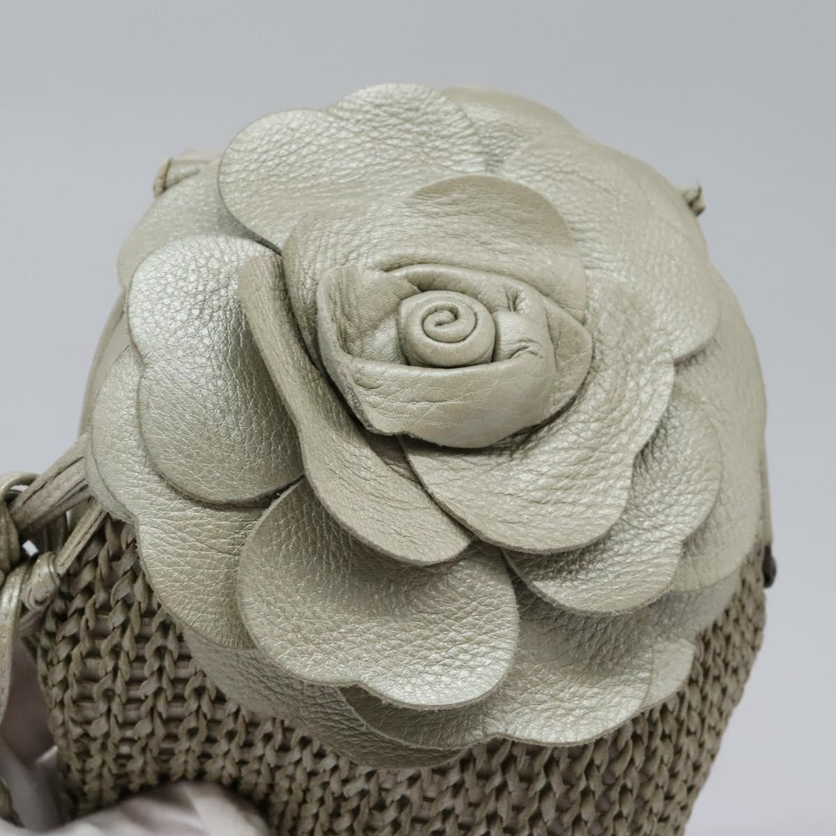 BOTTEGAVENETA BOTTEGAVENETA BOTTEGA VENETA Shoulder Bag Leather Beige Authentic mr1037